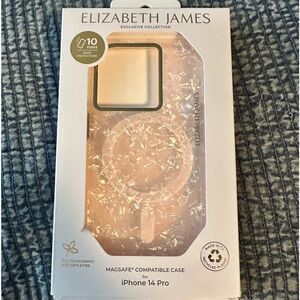 Elizabeth and James - Rose Acetate case - fits iPhone 14 Pro - brand new!